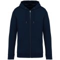 Heren Hooded Sweater Full Zip Native Spirit NS402 Navy Blue